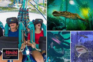 SeaWorld's new ride combines virtual reality and a REAL roller coaster for a deep sea thriller
