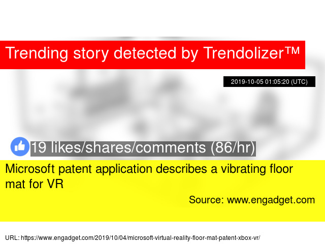 Microsoft Patent Application Describes A Vibrating Floor Mat For Vr